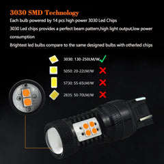 AUXITO Rear Turn Signal Light Amber Yellow Blinker Lamps LED Bulbs For Nissan A AUXITO