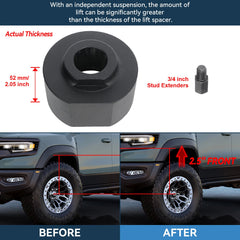 ECCPP 2.5" Front & 3" Rear Leveling Lift Kit For Ford F-250 F-350 Super Duty 2WD ECCPP