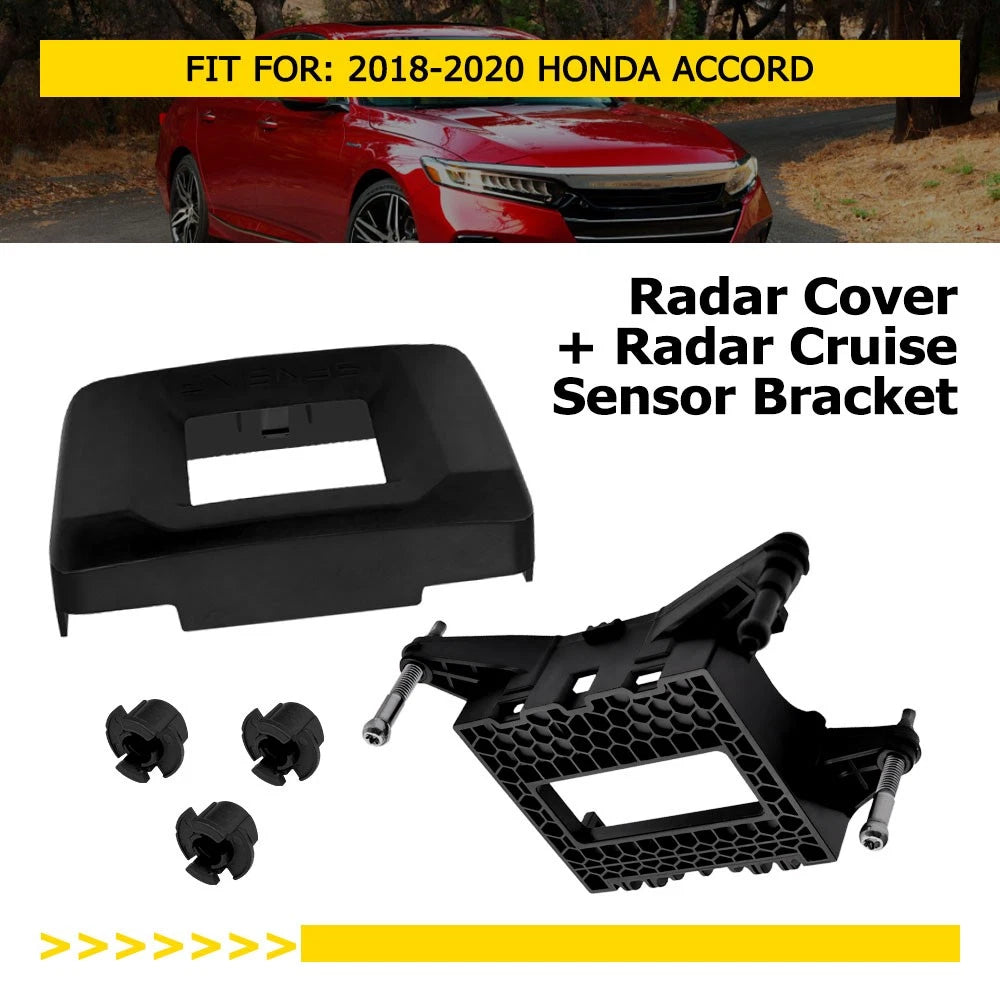 For Honda Accord 2018-2020 Distance Sensor Milliwave Radar Cover Base+3 Clips EA 6B93BC-57