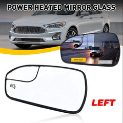For 2013-2020 Ford Fusion DRIVER Side LH View Mirror Glass Power Heated Left EOA 6B93BC-57