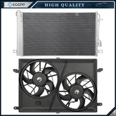 Condenser Cooling Fan Kit For 2009-2017 Chevrolet Traverse 2007-2016 GMC Acadia 6B93BC-57