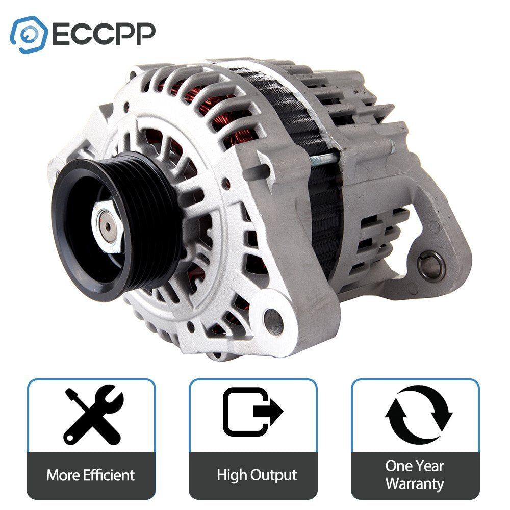 ECCPP For Nissan Altima GLE GXE XE 1998-2001 2.4L Alternator 23100-0Z400 13760 6B93BC-57