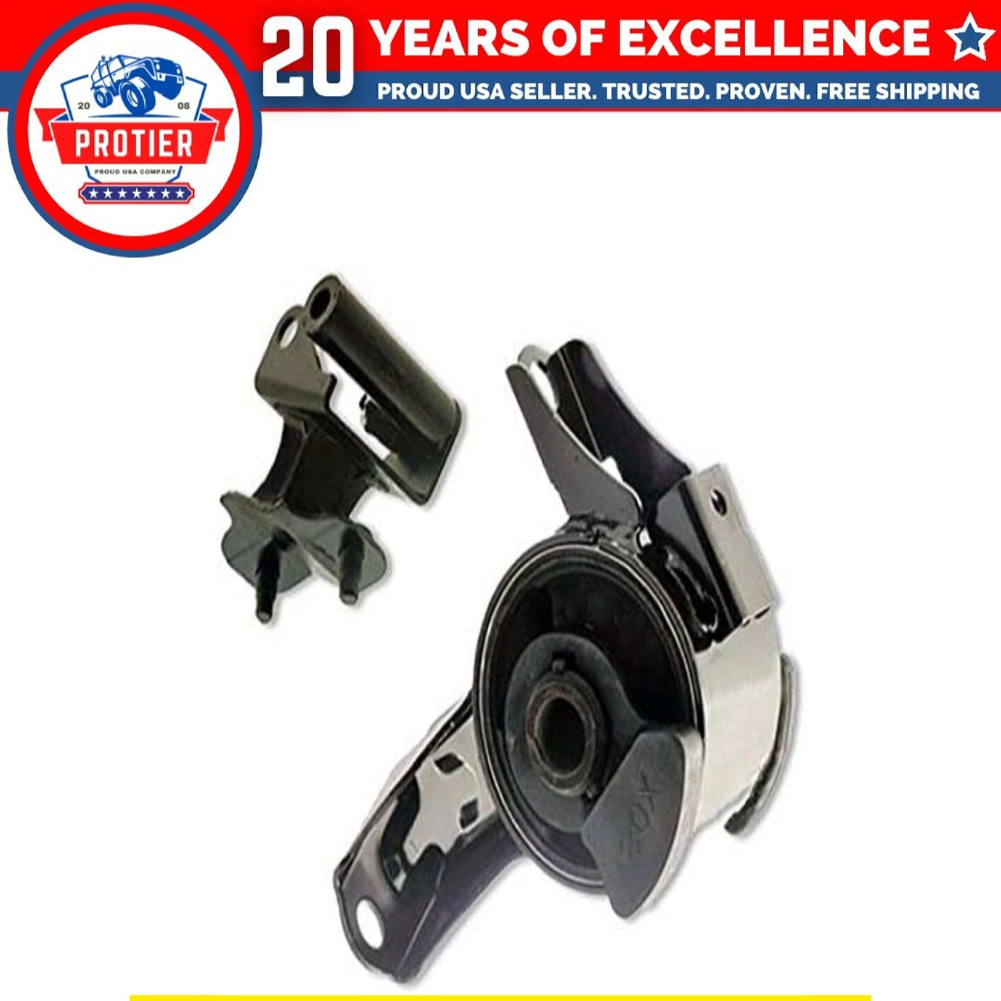 Fits 2007 Honda Odyssey 3.5L i-VTEC AUTO Front RT Motor & Rear Trans Mount : 6B93BC-57
