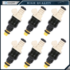 For Ford Mustang Ranger Taurus E-150 E-250 Lincoln Town Car 6pcs Fuel Injectors 6B93BC-57