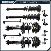 For 2000-2005 Mitsubishi Eclipse Front Rear Struts Sway Bars Outer Tie Rods Kit KOEEP