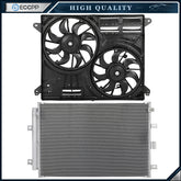 Electric AC Condenser Cooling Fan Kit For 2019 2020 2021 Lincoln Nautilus 6B93BC-57