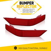 2PCS Rear Bumper Reflector Set Red Lens For 2017-2020 Nissan Rogue LH RH Side EA 6B93BC-57