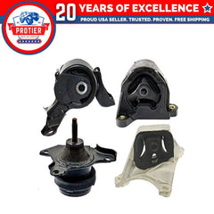 Fits 2003-2006 Honda Element 2.4L MANUAL Trans Motor & Trans Mount Set 4PCS : 6B93BC-57