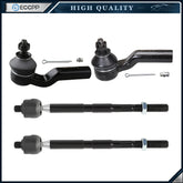 4pcs Front Inner and Outer Tie Rod Ends For 2012 - 2018 FORD FOCUS ESCAPE C-MAX 6B93BC-57