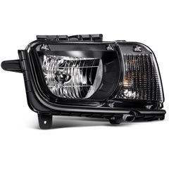 ECCPP Headlights Assembly For Chevrolet Camaro 3.6L 6.2L 2010-2013 Pair Black 6B93BC-57