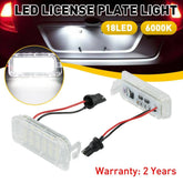 Pair LED License Plate Light Rear Tag Lamp Assembly for 2011-2019 Ford Explorer 6B93BC-57