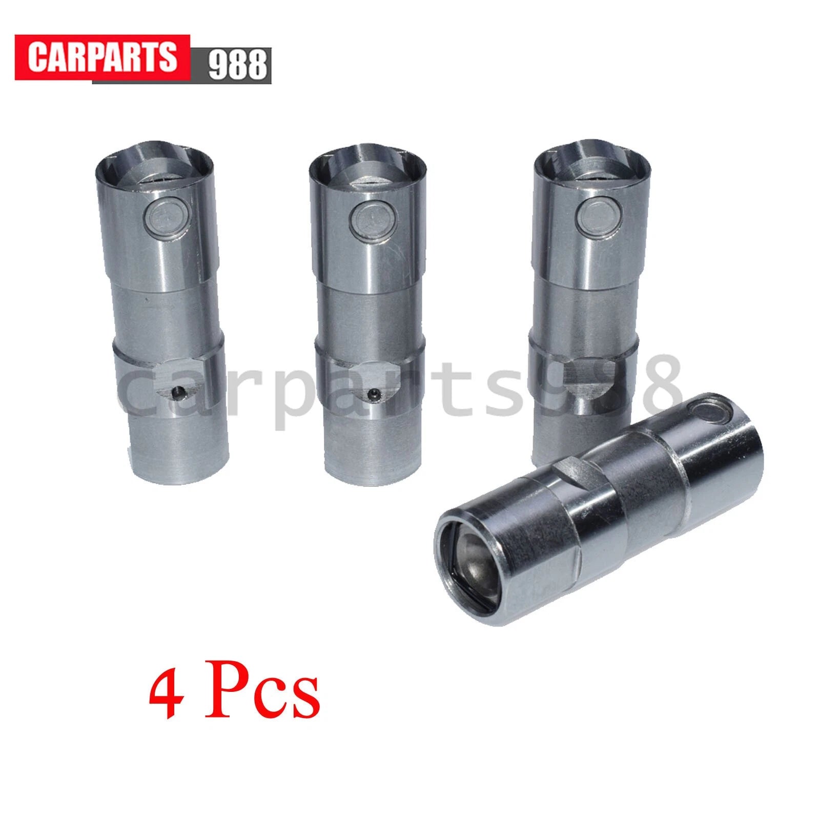 4Pcs Hydraulic Roller Lifters for Chevy Pontiac GM LS7 LS2 LS3 12499225 HL124 6B93BC-57