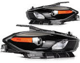 Headlights Assembly Left+Right For 2013-2016 Dodge Dart Black Housing 6B93BC-57