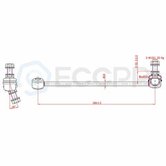 4PCS Front & Rear Stabilizer Sway Bar Links Kit For 2007- 2013 Nissan Altima 6B93BC-57
