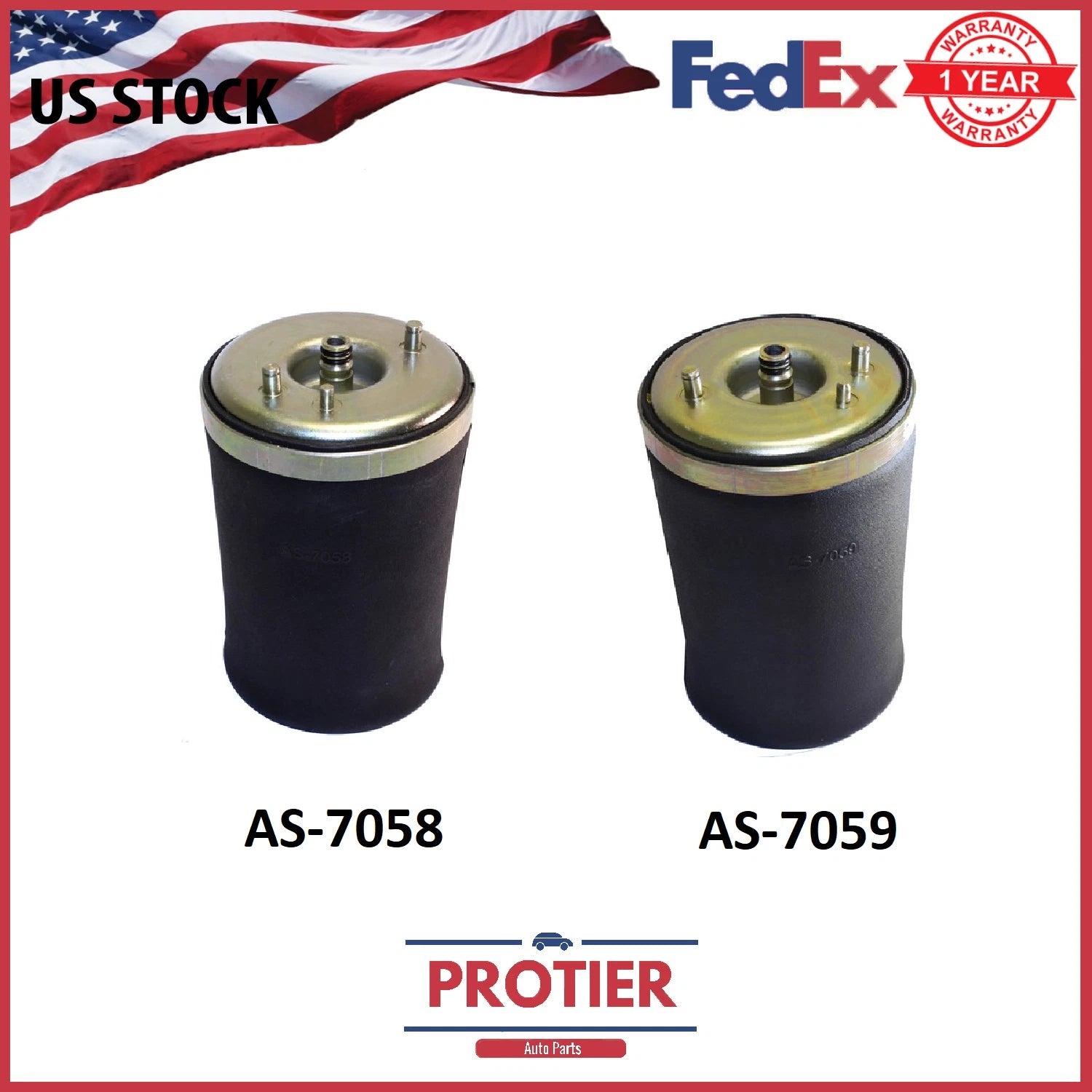 Rear LH +RH Air Ride Spring Bag for 00-06 Compatible for BMW X5 E53 6B93BC-57