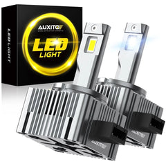 Pair D3S D3R LED Headlight Bulbs Kit For Ford Mustang 2013-2018 High Low Beam 6B93BC-57