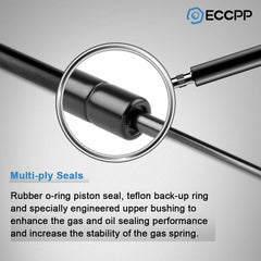 ECCPP 2x Rear Truck Lift Supports C16-08941 15.71"125N Camper Top Topper Window ECCPP