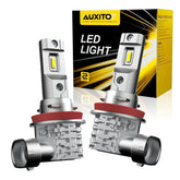AUXITO H11 H8 H9 LED Headlight Kit High Low Beam Bulbs Super Bright White USEOA AUXITO
