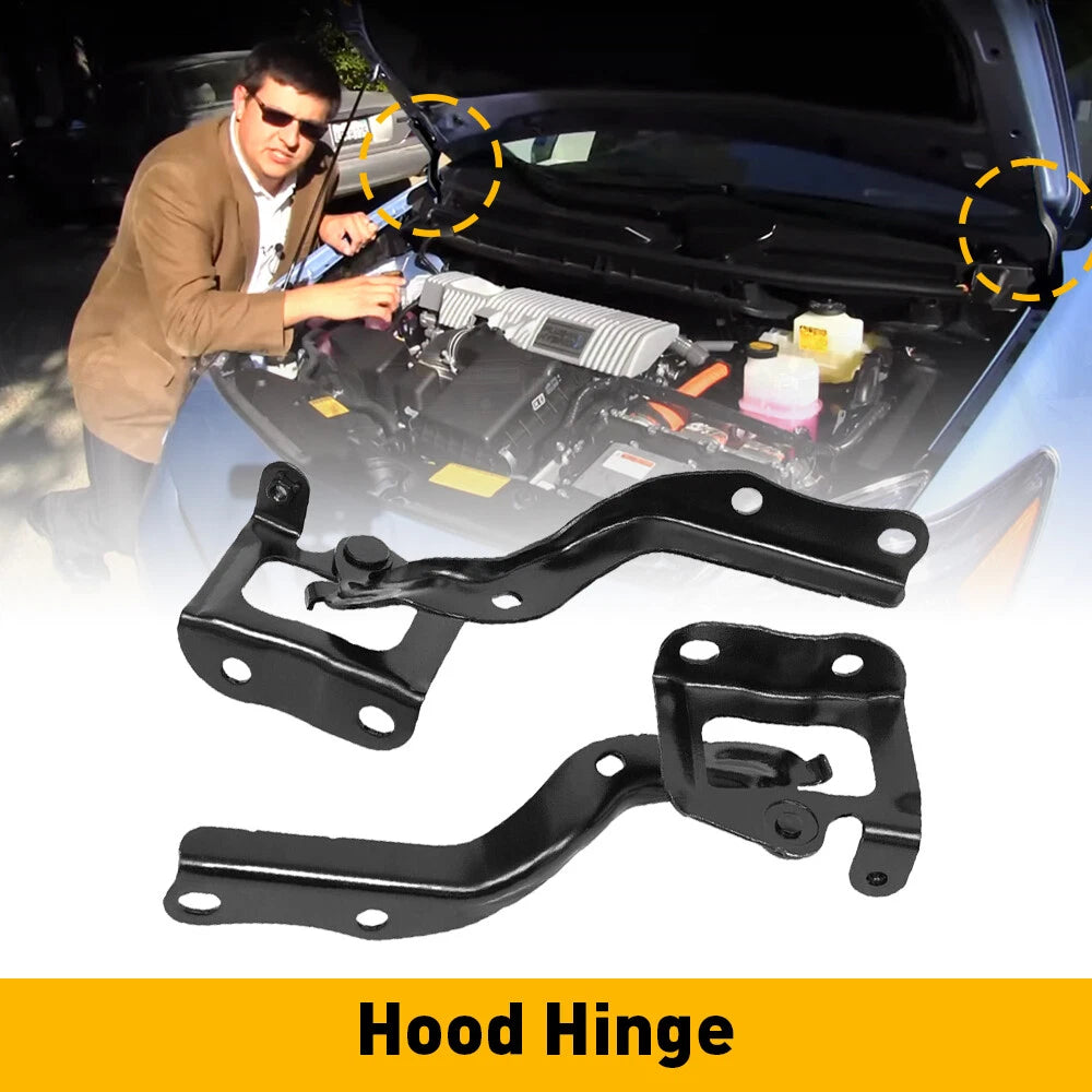 Set of 2 Hood Hinges Driver & Passenger Side LH RH for Toyota Prius C Pair 6B93BC-57