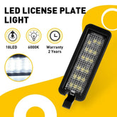 For 2015-20 Dodge Charger Chrysler Challenger 300 LED License Light Plate 6500K 6B93BC-57