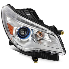 ECCPP Headlights Assembly For Buick Enclave 3.6L 2013-2017 Pair Kit Chrome Amber 6B93BC-57