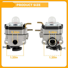 Carburetor For Troy-Bilt TB4SC Yard Man YM45SC 4-Cycle 25cc Gas Blower Carb 6B93BC-57