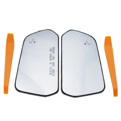 Left Right Side Rearview Mirror Glass w/ Blind Spot for Ford Mustang 2015-2021 6B93BC-57