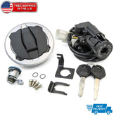 For Kawasaki Ninja 650 Z650 2017-2024 Igntiton Swtich Fuel Gas Cap Lock Keys Set