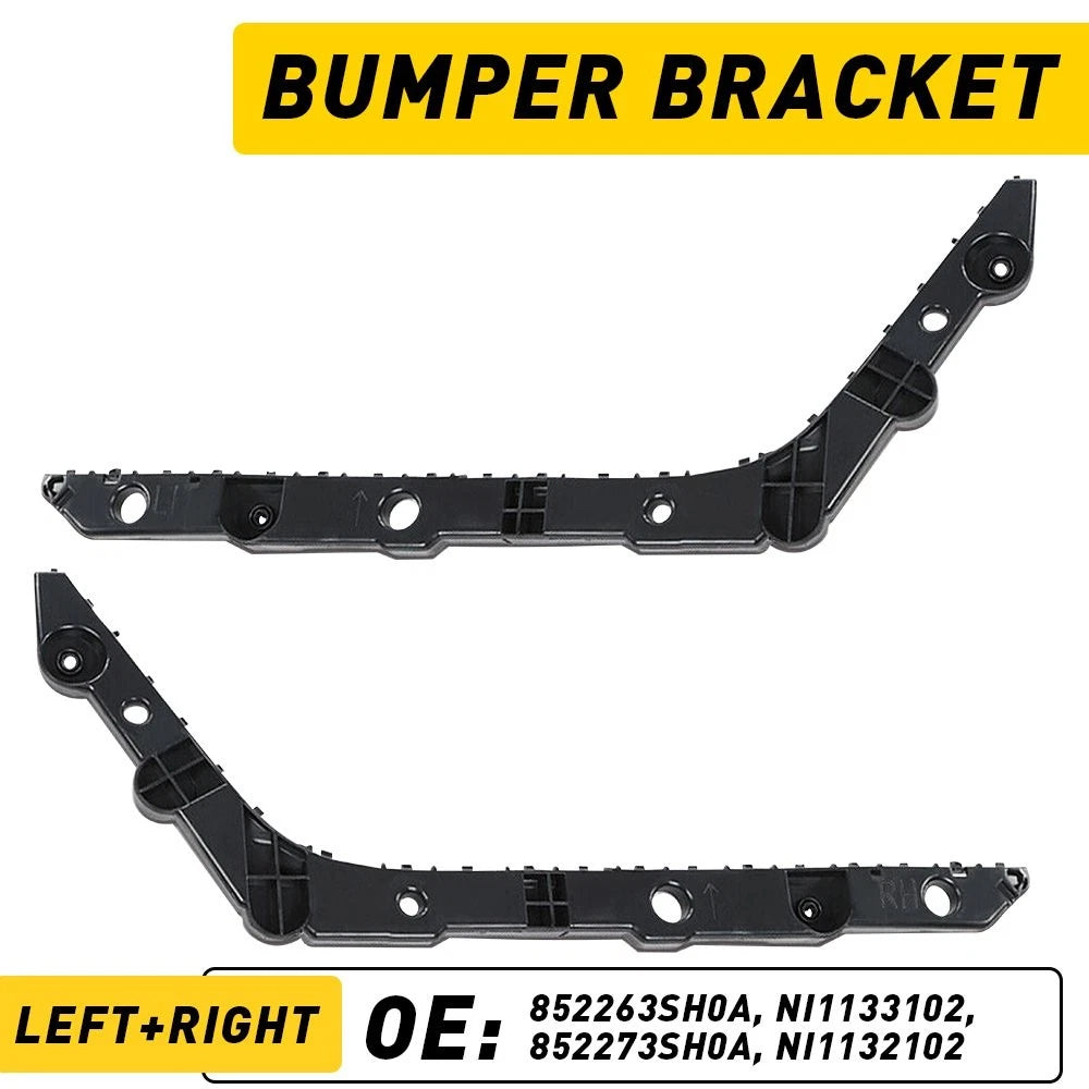 Bumper Bracket Left Right & Set Fit For 2013-2019 Nissan Sentra Rear Plastic 6B93BC-57