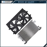 Electric AC Condenser Cooling Fan Kit For 2008-2013 2014 2015 Mitsubishi Lancer 6B93BC-57