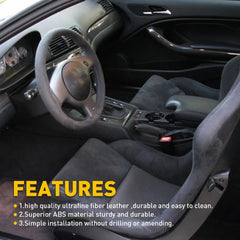Center Console Lid Armrest For BMW E46 3 Series 1999-2004 Arm Rest Cover Black A 6B93BC-57