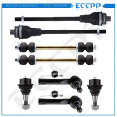 8x Front Ball Joints Sway Bars Tie Rods Kit Fits 02-06 Chevrolet Avalanche 1500 6B93BC-57
