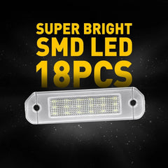 2X License Plate LED Lights Lamps Assembly For Civic 92-95 Hatchback 96-00 Coupe 6B93BC-57