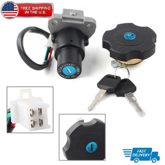 For Yamaha TW200 2001-2017 Igntiton Swtich Fuel Gas Cap Cover Lock Set Keys US