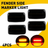 4X For 2015-23 Chevy Silverado 2500HD/3500HD Dually Bed LED Side Marker Light EA 6B93BC-57