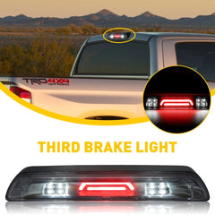 For 2007-2018 Toyota Tundra 3rd Third Brake Light LED Smoke Rear Tail Cargo Lamp 6B93BC-57