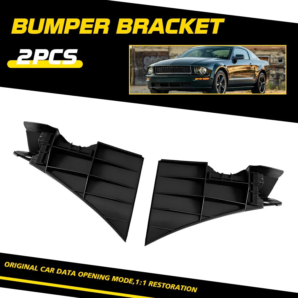 Front Driver Passenger Side Bumper Fender Bracket For 2005-2009 Ford Mustang EOA 6B93BC-57