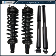 For 2002-09 Chevrolet Trailblazer Front Struts w/ Spring & Rear Shocks Absorber 6B93BC-57