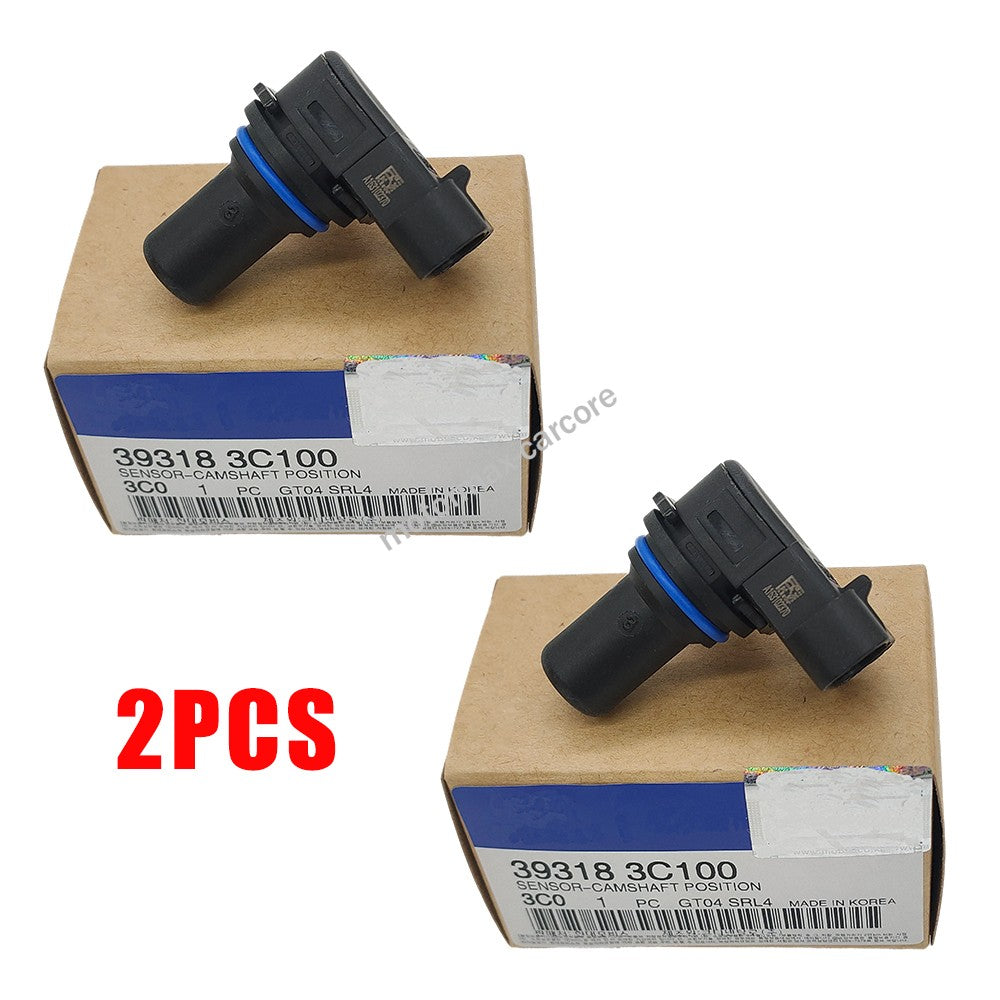 2PCS Camshaft Position Sensor for Hyundai Genesis Azera Kia Sedona 39318-3C100 6B93BC-57