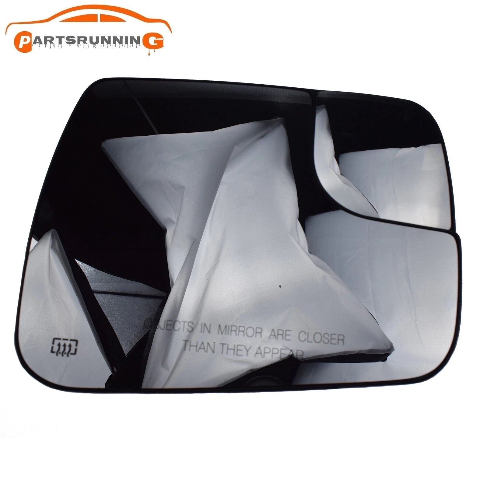 68402036AA Passenger Right Side Mirror Glass Heated for 2019-2021 DODGE RAM 1500 6B93BC-57