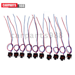 Set of 10 For Ford F-250 Fuel Pressure Regulator Pigtail Wire Harness Connector 6B93BC-57