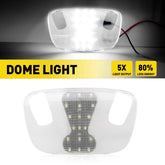 Clear Interior Dome LED Light For 1999-07 Ford F-250 350 450 550 Super Duty EOA 6B93BC-57