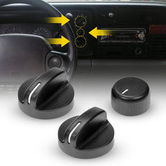 Fit Dodge 94-97 Pickup Truck Dash Ram 1500 2500 Heater A/C Climate Control Knobs 6B93BC-57