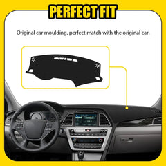 Leather Car Dashboard Dash Cover Pretector Mat For Hyundai Sonata 2015-2019 EOA 6B93BC-57