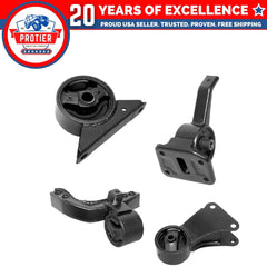 Engine Motor & Trans Mount Set for 1992-1995 Hyundai Elantra 1.6L for Auto 4PCS 6B93BC-57