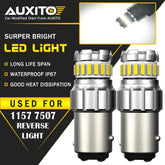 2Pcs 1157 LED Tail Brake Stop Backup Reverse Turn Signal Light Bulbs 6500K White 6B93BC-57