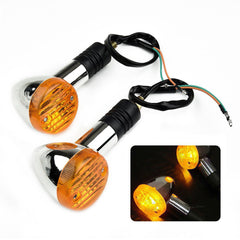 Turn Signal Lights Fit for Honda Yamaha Suzuki Kawasaki Motorcycle with DC 12V