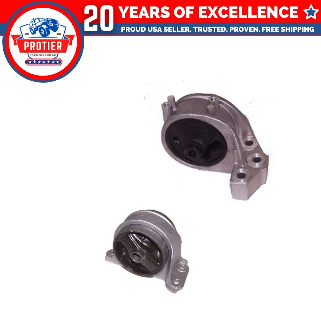 Engine Motor Mount 2PCS Set Fit 1998-2004 Mitsubishi Diamante 3.5L Replaces 6B93BC-57