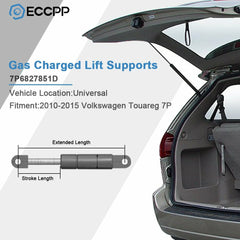 ECCPP 1x Rear Struts Lift Support For 2010-2015 VOLKSWAGEN TOUAREG 7P 7P6827851D