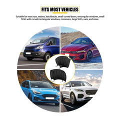 4 Pack Auto Sun Window Shade screen Cover Sunshade Protector For Car Auto Truck 6B93BC-57